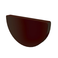 Заглушка желоба 135 кор RAL8017