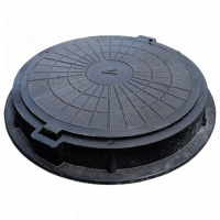 Люк полимерно-композитный легкий 760 90мм черный (2)