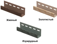 Планка J-trim Стоун Хаус Ю-пласт в ассортименте 3.05м