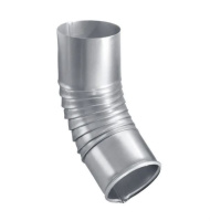 Колено гофр.100 оцинкованное