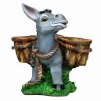 Кашпо Ослик с корзинками