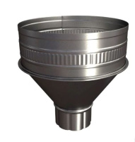 Воронка ребристая оцинкованная