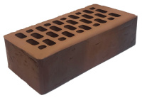 Кирпич лицевой одинарный М-150 Какао Воротынский