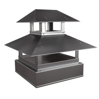 Зонт дым. 40х40 оцинкованный