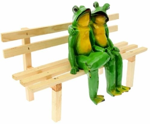 Фигурка Лягушки на скамейке большие