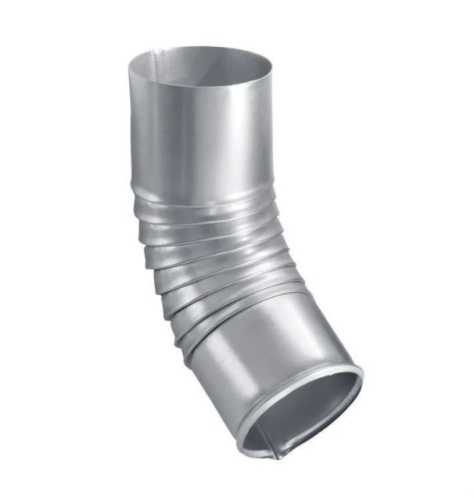 Колено гофр.100 оцинкованное