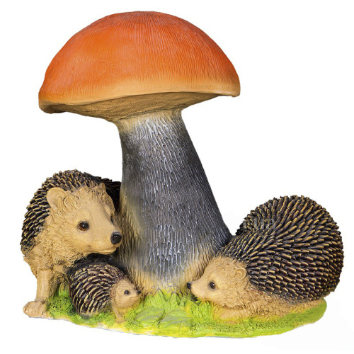 Гриб с тремя ежиками