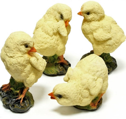 Фигурка Цыплята Н-15см (компл. 4шт)